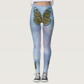 Schmetterling 3 Optionen Leggings (Vorderseite)