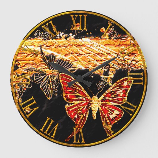 Schmetterling 3 Uhr und numerische Optionen (Vorderseite)