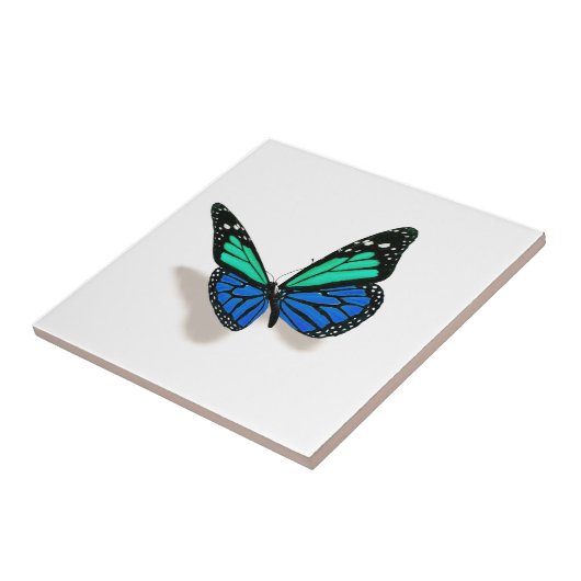 Schmetterling 3D Fliese (Seite)