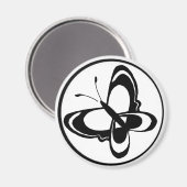 Schmetterling 4 magnet (Vorderseite/Rückseite)