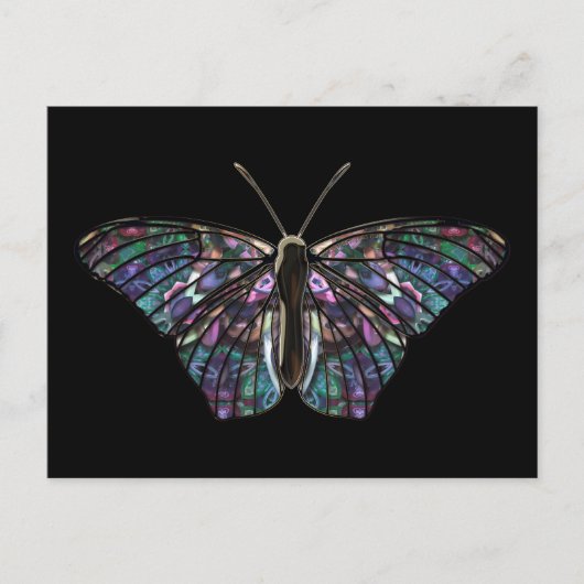Schmetterling-5-Postkarte Postkarte (Vorderseite)