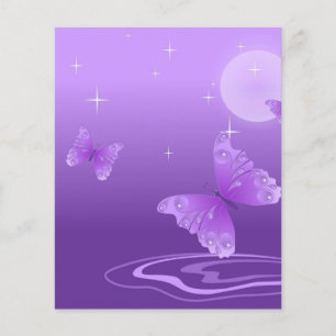 Schmetterling-69998 Cartoon Schmetterling lila Flyer