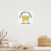 Schmetterling 6.1 Neuroblastoma Poster (Küche)