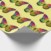 SCHMETTERLING ABSTRAKT GESCHENKPAPIER (Ecke)