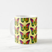 SCHMETTERLING ABSTRAKT KAFFEETASSE (Vorderseite Links)