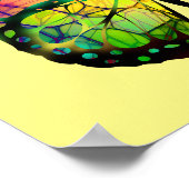 SCHMETTERLING ABSTRAKT POSTER (Ecke)