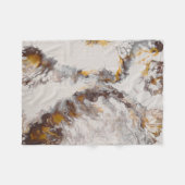 Schmetterling - abstrakte Acrylsäure Fleecedecke (Vorderseite (Horizontal))