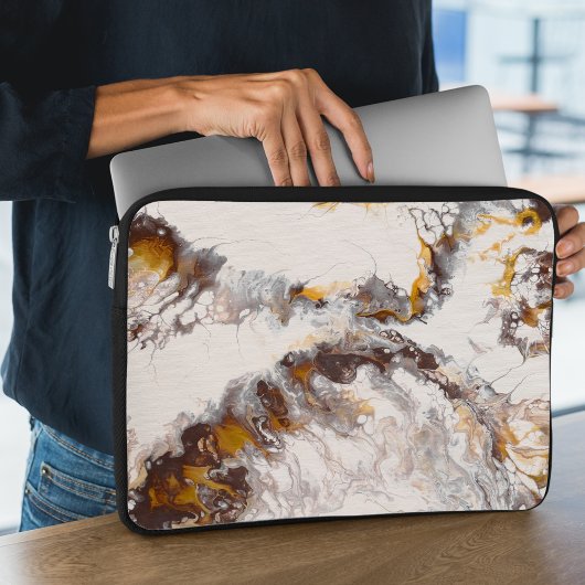 Schmetterling - abstrakte Acrylsäure Laptopschutzhülle