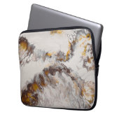 Schmetterling - abstrakte Acrylsäure Laptopschutzhülle (Vorderseite Links)