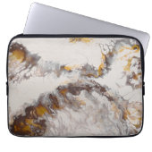Schmetterling - abstrakte Acrylsäure Laptopschutzhülle (Vorderseite)