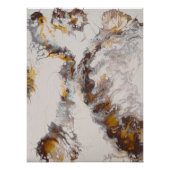 Schmetterling - abstrakte Acrylsäure Poster (Vorderseite)