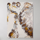 Schmetterling - abstrakte Acrylsäure Poster (Vorne)