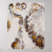 Schmetterling - abstrakte Acrylsäure Poster (Vorne)