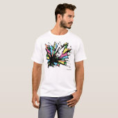 Schmetterling abstraktes 1 T-Shirt (Vorne ganz)