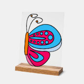 Schmetterling Acrylschild (Winkel)