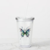 Schmetterling Acryltrinkbecher (Rückseite)