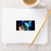 Schmetterling Adressaufkleber (Insitu)