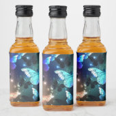 Schmetterling Alkoholflaschenetikett (Flaschen)