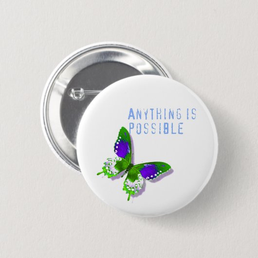 Schmetterling aller ist mögliches Button (Vorne & Hinten)