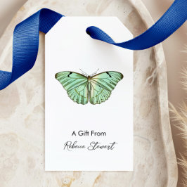 Schmetterling als Geschenk zum persönlichen Anlass Geschenkanhänger
