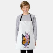 Schmetterling als Krankenschwester Schürze (Getragen)
