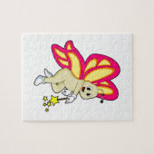 Schmetterling als Zauberer mit Zauberstab Puzzle (Horizontal)