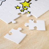 Schmetterling als Zauberer mit Zauberstab Puzzle (Seite)