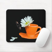 Schmetterling am Abend im Teecup Mousepad (Mit Mouse)