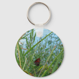 Schmetterling am Fluss Schlüsselanhänger