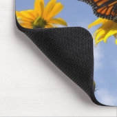 Schmetterling am Himmel Mousepad (Ecke)