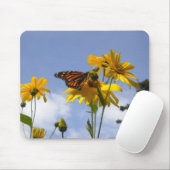 Schmetterling am Himmel Mousepad (Mit Mouse)