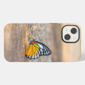 Schmetterling am Strand iPhone Hülle (Rückseite (Horizontal))