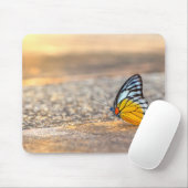 Schmetterling am Strand Mousepad (Mit Mouse)