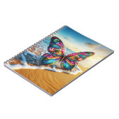 Schmetterling am Strand Notizblock (Linke Seite)