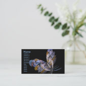 Schmetterling an der NachtVisitenkarte Visitenkarte (Stehend Vorderseite)