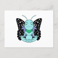Schmetterling an Yoga-Stretching-Legen