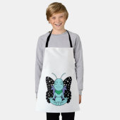 Schmetterling an Yoga-Stretching-Legen Schürze (Getragen)