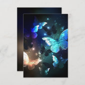 Schmetterling Ankündigung (Vorne/Hinten)