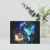 Schmetterling Ankündigungspostkarte (Stehend Vorderseite)