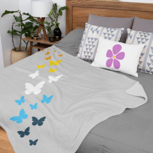 Schmetterling AroAce Pride - AroAce Flaggenfarben Sherpadecke