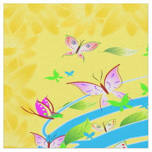 Schmetterling Art 12 Custom Fabric Stoff