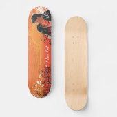 Schmetterling Art 13 Skateboard (Vorderseite)