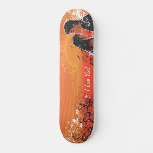 Schmetterling Art 13 Skateboard (Vorderseite)