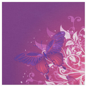 Schmetterling Art 17 Custom Fabric Stoff
