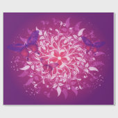 Schmetterling Art 17 Wrapping Paper Geschenkpapier (Flach)