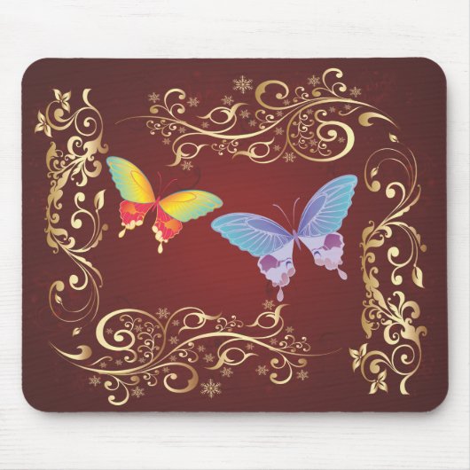 Schmetterling Art 1 Mousepad (Vorne)