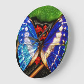 Schmetterling Art 24 Wall Uhren & Numerale Optione (Winkel)
