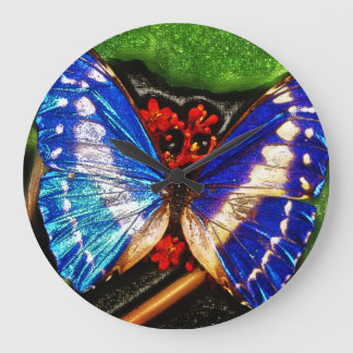 Schmetterling Art 24 Wall Uhren & Numerale Optione