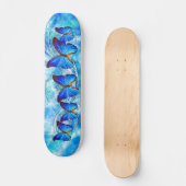 Schmetterling Art 37 Skateboard (Vorderseite)