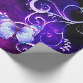 Schmetterling Art 3 Schleifpapier Geschenkpapier (Ecke)